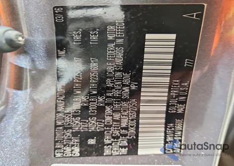 2016 Toyota Sienna Le из США, поврежденный, VIN 5TDKK3DC1GS727504